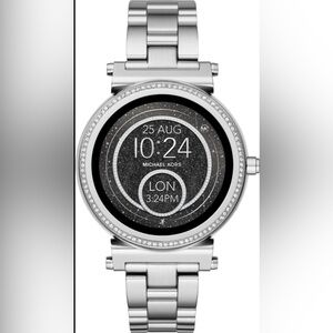 Michael Kors Glittering Silver Smartwatch MKT5020